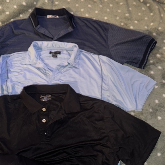 🌷2/42🌷Three 2XL Golf Shirt Bundle - Picture 1 of 5